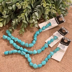 *NEW* with tags! TURQUOISE beads!